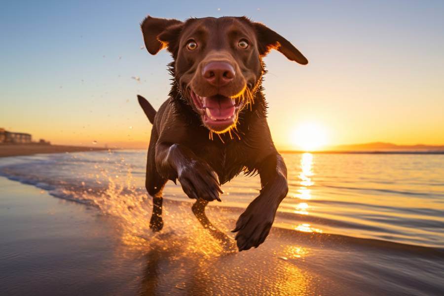 About Heartful Hound Dog Image